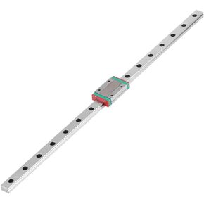 Linear Rail Guide, Linear Rail Mini, Miniature Linear Guide Rails, MGN12 Rail, 400mm Bearing Steel Sliding Guide Rail Guide for DIY 3D Printer and CNC Machine
