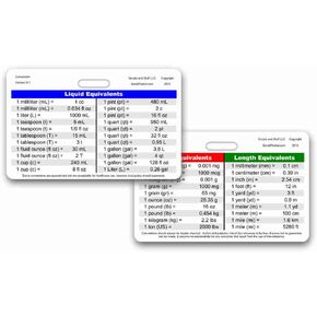 Healthcare Conversions Horizontal Badge ID Card Pocket Reference Guide