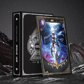 Honkai: Star Rail Black Playing Cards, Collectible Poker Deck of Cards Game Merch