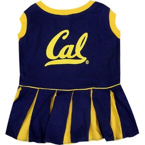 NCAA California Golden Bears Berkeley Dog Cheerleader Outfit, X-Small