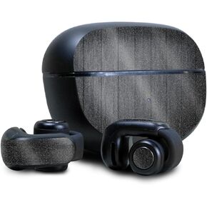 Glossy Glitter Skin Compatible with Bose Ultra Open Earbuds - Black Camo - Premium 3M Vinyl Protective Wrap Decal Cover - Easy to Apply | Crafted in The USA by MightySkins