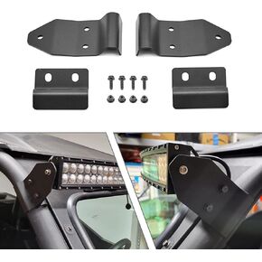 WSays 42'' Upper Roof Front Windshield LED Light Bar Mount Bracket Compatible with 2018-UP Can-am Maverick Trail 800 1000 / Sport, No Need Drill