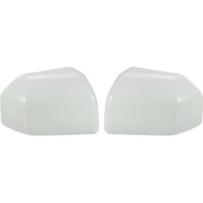 ACROPIX Car Exterior Top Half Mirror Cover Caps Overlay Fit for Ford F150 F-150 Pickup Truck - Pack of 2 Z1 Oxford White Painted
