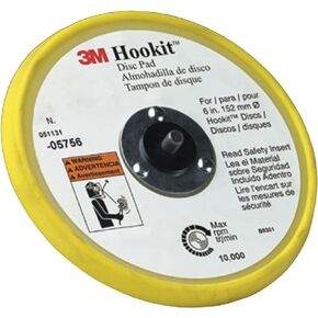 3M Hookit Low Profile Disc Pad, 05756, 6 Inch