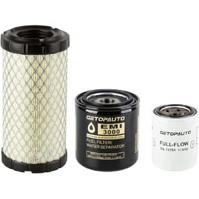 11-6182 11-9059 11-9342 Oil Fuel Air Filter Maintenance Kit Compatible with Thermo King Tripac APU or Evolution