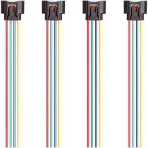 ENA Set of 4 Ignition Coil Connector Wiring Harness Compatible with Toyota Scion Pontiac Camry Corolla Highlander RAV4 tC xB Vibe Replacement for 90919-02234