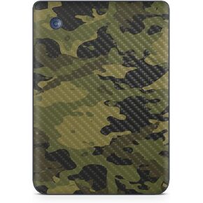 Carbon Fiber Tablet Skin Compatible with Kobo Clara 2E (2022) - Green Camouflage - Premium 3M Vinyl Protective Wrap Decal Cover - Easy to Apply | Crafted in The USA by MightySkins