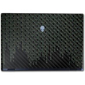 Carbon Fiber Laptop Skin Compatible with Alienware M16 R2 (2024) - Red Pill - Premium 3M Vinyl Protective Wrap Decal Cover - Easy to Apply | Crafted in The USA by MightySkins