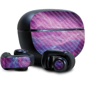 Carbon Fiber Headphone Skin Compatible with Bose Ultra Open Earbuds - Raw Energy - Premium 3M Vinyl Protective Wrap Decal Cover - Easy to Apply | Crafted in The USA by MightySkins