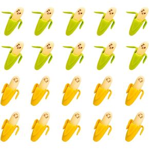 NUOBESTY Novelty Erasers 40pcs Portable Cartoon Pencil Erasers Banana Shaped Erasers Novelty Stationery Set for Students Party Favors Tiny Eraser