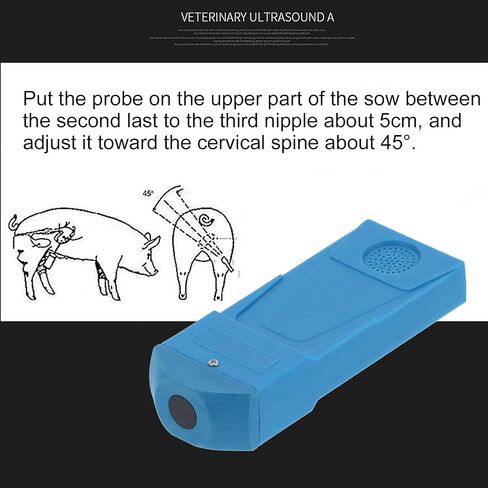 Veterinary Pregnancy Detector, Ultrasound Scanner, Animal Pregnancy Tester Veterinary Ovulation Tester, Cordless Sow Sheep Tester for Cattle, Horse, Camel, Sheep, Pig in Saudi Arabia