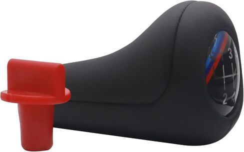 HiSport Gear Shifter Knob,5-Speed Leather Car Stick Shifting Knobs Shifter Lever Compatible with BMW E34 E39 M5 M3 M6 E36 E46 E21 E30 and Most Manual Transmission Vehicle in Saudi Arabia