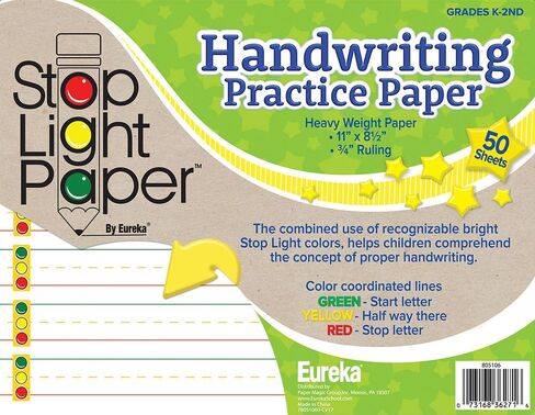 Eureka Educational Stop Light Paper 50Ct (805106) in Saudi Arabia