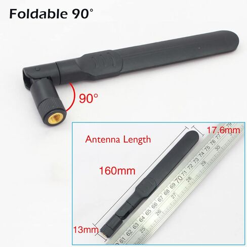 4 قطعة ثنائي النطاق واي فاي هوائي 2.4 جرام 5.8 جرام 8dBi MIMO RP-SMA ذكر هوائي ل موزع إنترنت واي فاي إشارة لاسلكية الداعم مكرر in Kuwait