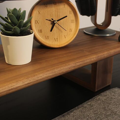 Walnut Monitor Stand Riser,Computer Monitor Riser,Desk Shelf Stand for Monitors,Computers,Laptops (Red Walnut Wood-47.2'') in Saudi Arabia