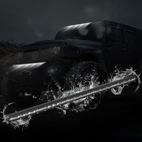 Super Slim LED Light Bar,Single Row LED Work Driving Lights bar Reflector Spot Flood Combo Off Road Light (20 inches) in Saudi Arabia