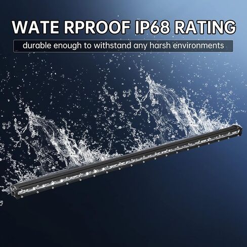 Super Slim LED Light Bar,Single Row LED Work Driving Lights bar Reflector Spot Flood Combo Off Road Light (20 inches) in Saudi Arabia