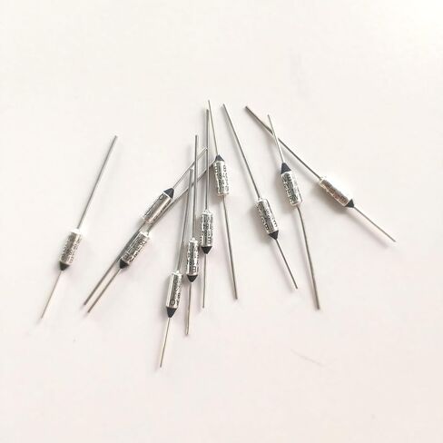 10Pcs / lot 184℃ RY184 TF 184 Degrees Celsius 10A 250 V Temperature Thermal Fuse Cartridge Fuses Tools and Home Improvement in Saudi Arabia