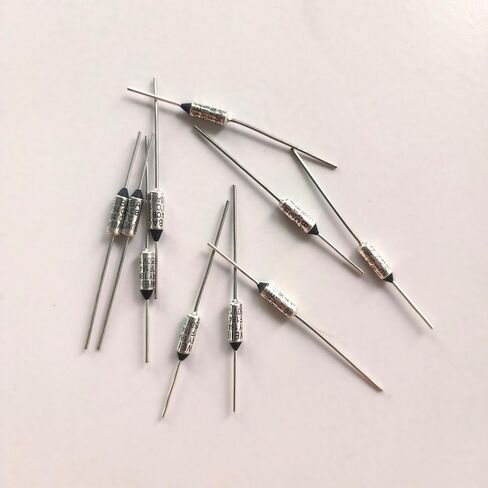 10Pcs / lot 184℃ RY184 TF 184 Degrees Celsius 10A 250 V Temperature Thermal Fuse Cartridge Fuses Tools and Home Improvement in Saudi Arabia