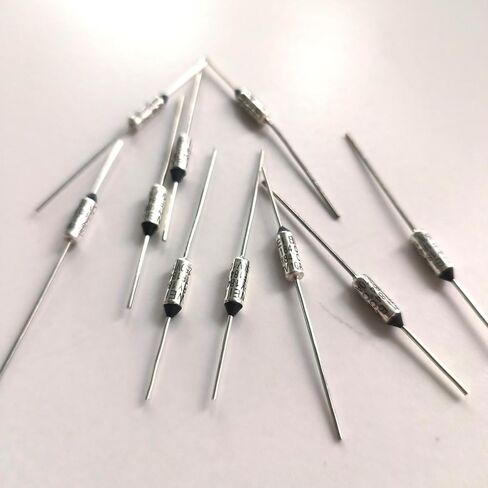 10Pcs / lot 184℃ RY184 TF 184 Degrees Celsius 10A 250 V Temperature Thermal Fuse Cartridge Fuses Tools and Home Improvement in Saudi Arabia