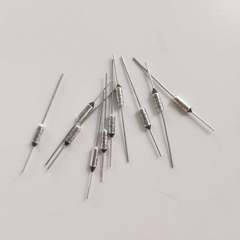 10Pcs / lot 184℃ RY184 TF 184 Degrees Celsius 10A 250 V Temperature Thermal Fuse Cartridge Fuses Tools and Home Improvement in Saudi Arabia