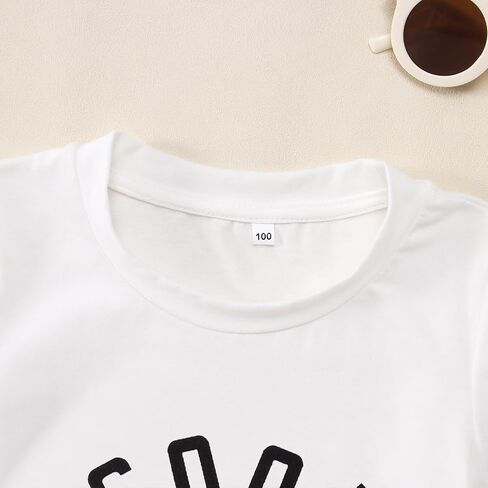 Cousin Shirt Toddler Baby Boy Girl Cool Cousins Club Letters Print T-Shirt Kid Summer Short Sleeve Casual Tees Top in Saudi Arabia