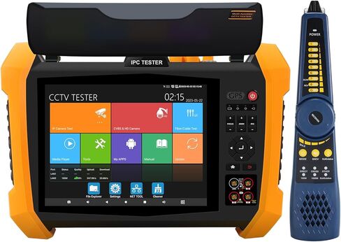 جهاز اختبار كاميرا IP 8K بقدرة 90 وات PoE مخرج طاقة 8 ميجابكسل SDI TVI CVI AHD CVBS CCTV جهاز اختبار SFP اختبار TDR كابل اختبار رقمي متعدد OPM VFL أدوات شبكة WiFi HDMI I/O VGA in in Kuwait