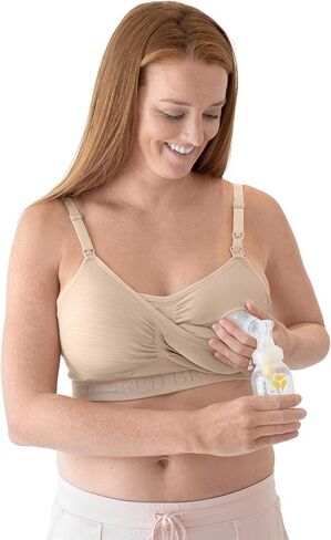 Kindred Bravely 2-Pack Hands Free Pumping Bra Bundle (Black and Beige, Medium) in Saudi Arabia
