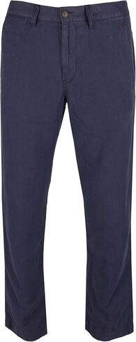 Polo Ralph Lauren Men's Straight Fit Linen Cotton Pants NVY 32x30 in Saudi Arabia