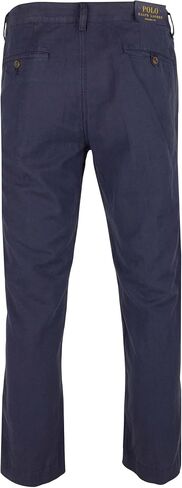 Polo Ralph Lauren Men's Straight Fit Linen Cotton Pants NVY 32x30 in Saudi Arabia