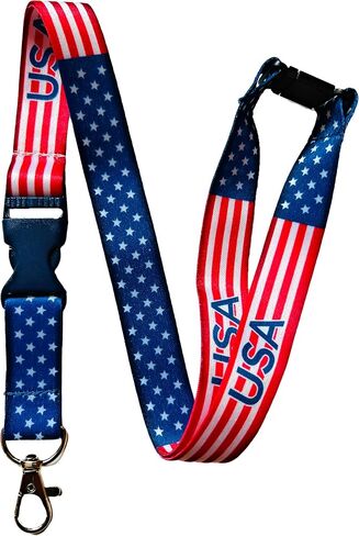 American Flag Lanyard With Safety Breakaway in Saudi Arabia