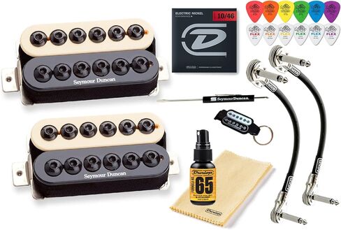 Seymour Duncan Invader SH-8n / SH-8b High Output Humbucker Pickup Set with Tonebird Bundle (Black) in Saudi Arabia