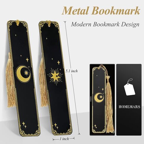 Bookmark, Homemars Book Markers Metal, Book Marks 2 Pieces, Graduation Gifts, Teacher Appreciation Gifts, Retirement Gifts for Women, Mother's Day Gifts, Christmas, Valentines Day, Birthday, School in Saudi Arabia