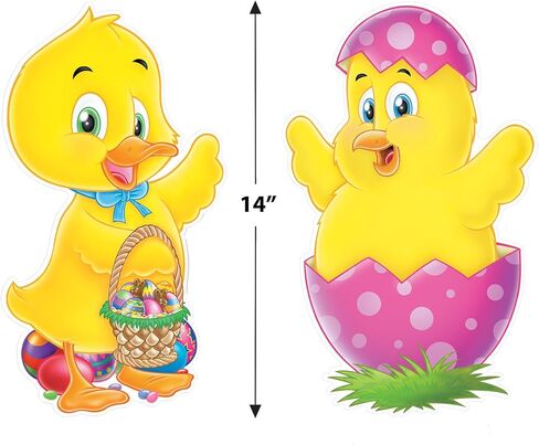 Pkgd Easter Cutouts Party Accessory (1 Count) (4/Pkg), Pkg/3 in Kuwait