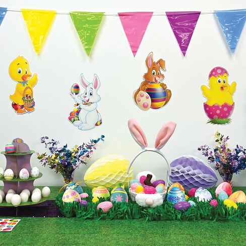 Pkgd Easter Cutouts Party Accessory (1 Count) (4/Pkg), Pkg/3 in Kuwait