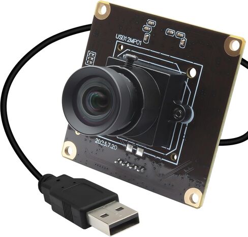 USB Camera Module 720P 60fps Global Shutter 170 Degree Wide Angle Fisheye Lens Webcam 1MP lightburn Camera for Embedded Applications,VR Face Recognition Streaming,PC/Laptop/Raspberry Pi in Saudi Arabia