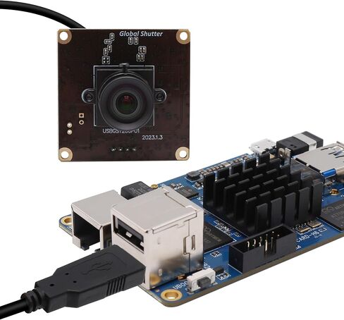 USB Camera Module 720P 60fps Global Shutter 170 Degree Wide Angle Fisheye Lens Webcam 1MP lightburn Camera for Embedded Applications,VR Face Recognition Streaming,PC/Laptop/Raspberry Pi in Saudi Arabia