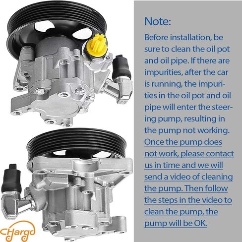 CHargo Power Steering Pump with Pulley and Bracket 0024663801 for Mercedes Benz ML320 ML350 ML430 ML500 ML55 AMG W163 OE in Saudi Arabia