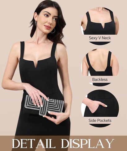 Jumpsuits for Women Casual Dressy Jumpers Summer Rompers Sleeveless High Waist Tapered Leg Overalls with Pockets in Kuwait