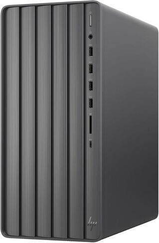 HP Envy TE01-4254 Home & Business Desktop (Intel i7-13700 16-Core, 16GB RAM, 512GB PCIe SSD + 1TB HDD (2.5), Intel UHD 770, WiFi, Bluetooth, Nightfall Black, Win 11 Pro) Bundle w/DKZ hub in Saudi Arabia