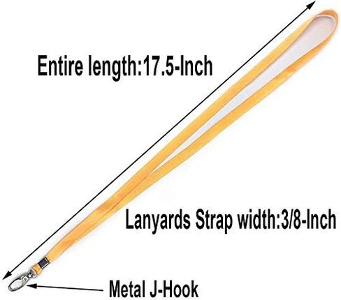 Black Lanyards Bulk Lanyards for Id Badges 50 Pack Each 17.7-Inch Lanyard Clip Woven Badge Lanyard with Clip Swivel Hooks (Black, 50) in Saudi Arabia