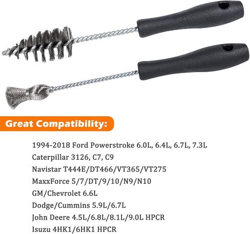 طقم فرش تنظيف بأكمام حاقن Bonbo لـ 1994-2018 Ford Powerstroke 6.0L 6.4L 6.7L 7.3L وCaterpillar 3126 C7 C9، بديل لـ 3252 AP0083 AP0084 AP0085 in Saudi Arabia