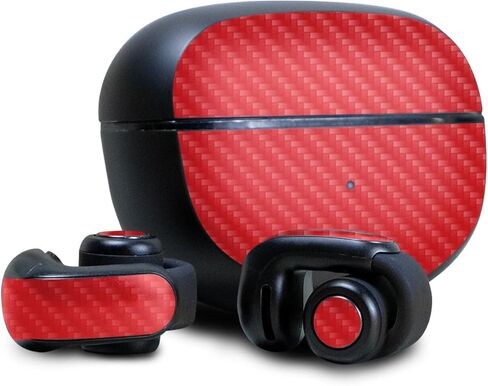 Glossy Glitter Skin Compatible with Bose Ultra Open Earbuds - Black Camo - Premium 3M Vinyl Protective Wrap Decal Cover - Easy to Apply | Crafted in The USA by MightySkins in Saudi Arabia