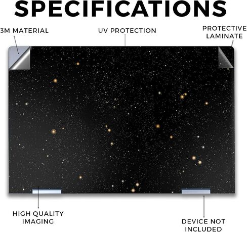 Carbon Fiber Laptop Skin Compatible with HP Envy x360 14" (2023) - Black Gold Marble - Premium 3M Vinyl Protective Wrap Decal Cover - Easy to Apply | Crafted in The USA by MightySkins in Saudi Arabia