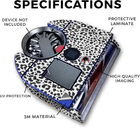 Skin Compatible with Dyson 360 Vis Nav - Guns - Premium 3M Vinyl Protective Wrap Decal Cover - Easy to Apply | Crafted in The USA by MightySkins in Saudi Arabia