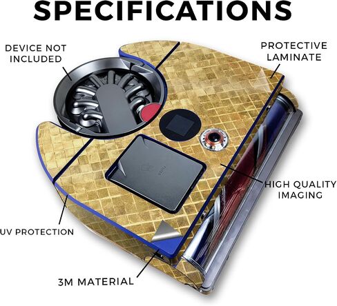 Skin Compatible with Dyson 360 Vis Nav - Guns - Premium 3M Vinyl Protective Wrap Decal Cover - Easy to Apply | Crafted in The USA by MightySkins in Saudi Arabia
