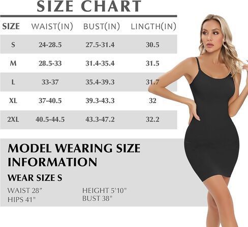 Women Shapewear Slips Adjustable Tummy Control Full Slip Cami Dress Seamless Body Shaper for Under Dresses in Saudi Arabia