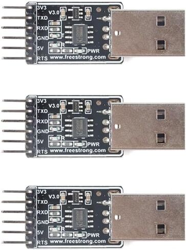 3 قطعة USB إلى TTL وحدة تحويل المنفذ التسلسلي CH340N رقاقة التكامل 5 فولت إلى 3.3 فولت FS-USB-UTTL in Saudi Arabia