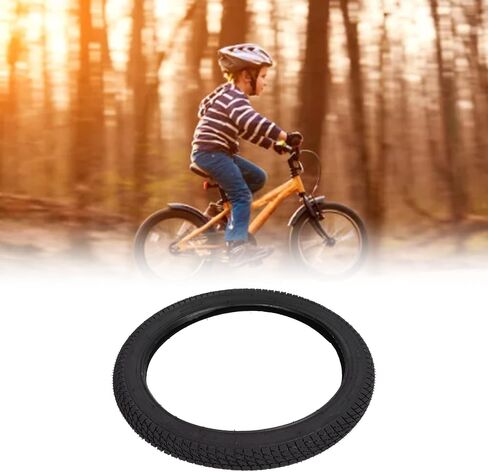 Kids Tires Stylish Replacements Wear Resistant Thick Rubber Kids Tires Flexible Black On 16 * 1.75 in Kuwait