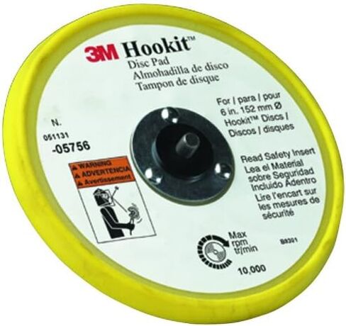 3M Hookit Low Profile Disc Pad, 05756, 6 Inch in Saudi Arabia